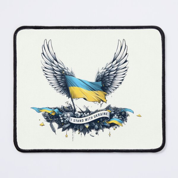 Item preview, Guardian Wings: United for Ukraine designed and sold by AI-Only Creations.