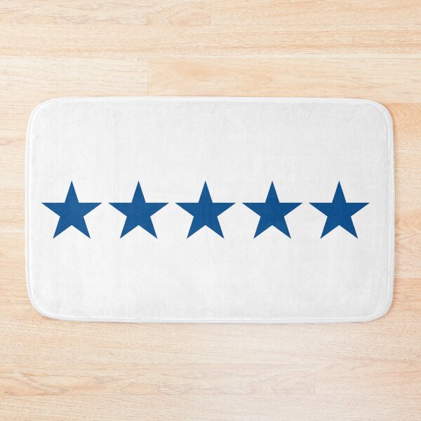 Item preview, Five navy stars in a row designed and sold by Foundry88.