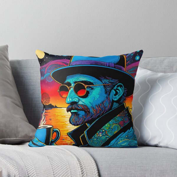 Item preview, Man with a Brew at Sunrise designed and sold by GrizzlyCollective.