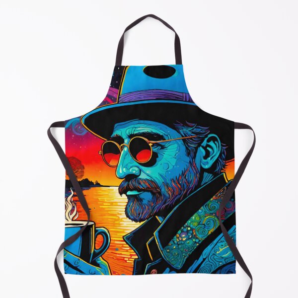Item preview, Man with a Brew at Sunrise designed and sold by GrizzlyCollective.