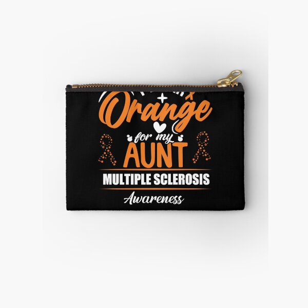 Aperçu de l'œuvre I Wear Orange For My Aunt Multiple Sclerosis Awareness Gear créée et vendue par DynamicDesign.