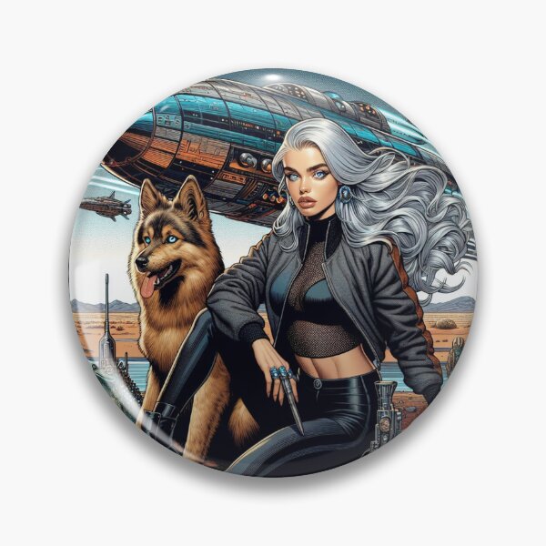 Item preview, Mad Dogs Space Girl 6 designed and sold by Dog-Planet.