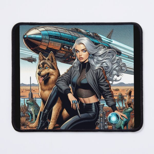 Item preview, Mad Dogs Space Girl 6 designed and sold by Dog-Planet.