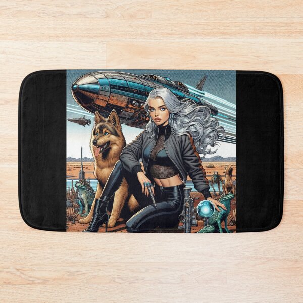 Item preview, Mad Dogs Space Girl 6 designed and sold by Dog-Planet.