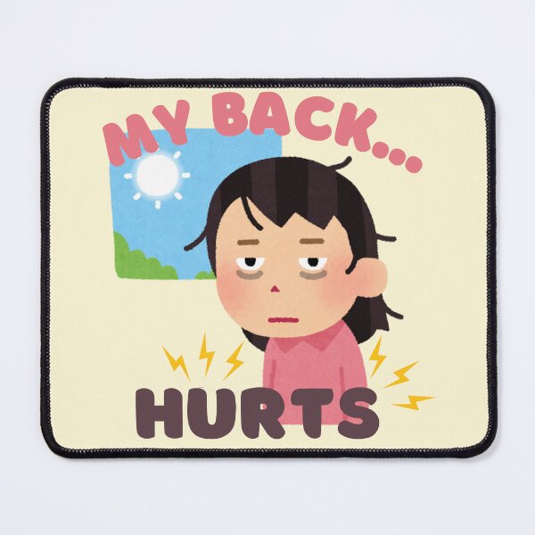 Item preview, My Back Hurts: Workaholic Relief Art designed and sold by HELL0WBELLO.