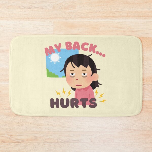 Item preview, My Back Hurts: Workaholic Relief Art designed and sold by HELL0WBELLO.