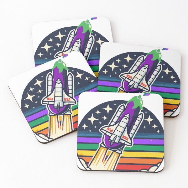 Item preview, Men's NSA Eggplant and Rainbow Graphic designed and sold by IBD-HOUS.