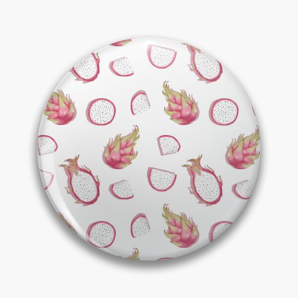 Item preview, Seamless pattern with dragon fruits, pitaya background. Hand drawn illustration in watercolor style for summer romantic cover, fabric design, tropical wallpaper, vintage texture designed and sold by GorXena.