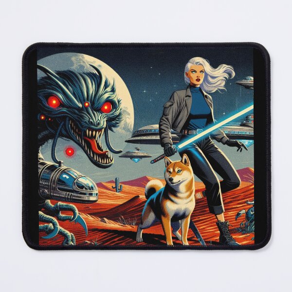 Item preview, Mad Dogs Space Girl 7 designed and sold by Dog-Planet.