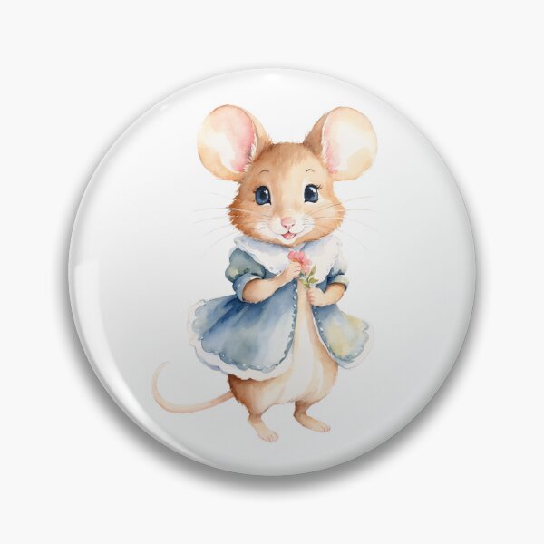 Item preview, Charming Watercolor Mouse designed and sold by Victoria Riabov.