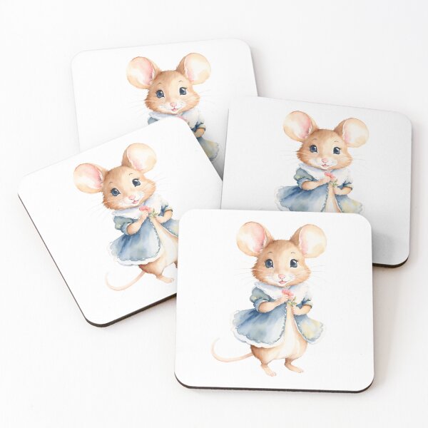 Item preview, Charming Watercolor Mouse designed and sold by Victoria Riabov.