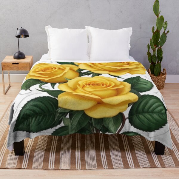 Item preview, Beautiful Yellow Roses Botanical Art designed and sold by WhiteDoveArt.