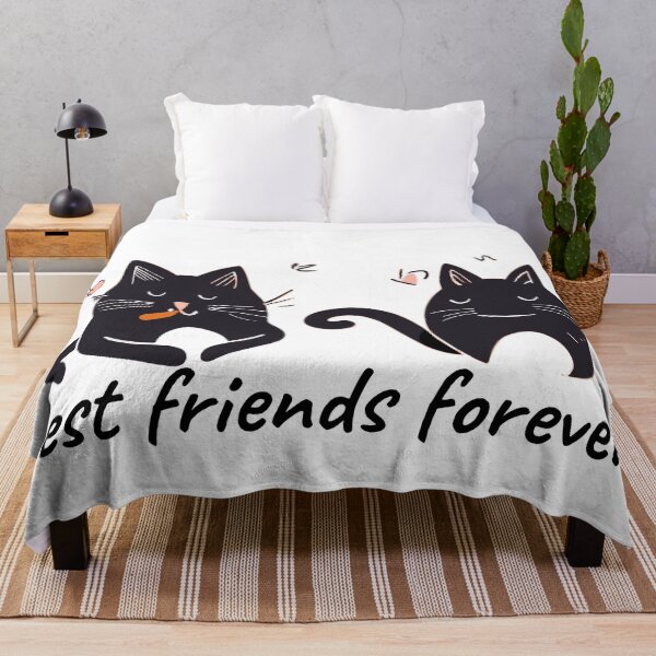 Item preview, Best Friends Forever Cute Cat designed and sold by HaxunLovesArt3295730.