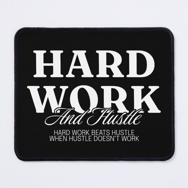Item preview, Hard Work Beats Hustle Motivational T-Shirt designed and sold by Rboss.