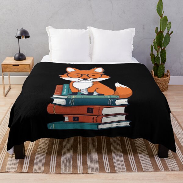 Item preview, Cute Book Lover Fox Reading Glasses designed and sold by LuminOrb.