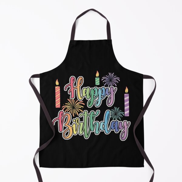 Item preview, Happy Birthday with candles and fireworks designed and sold by AriLady.