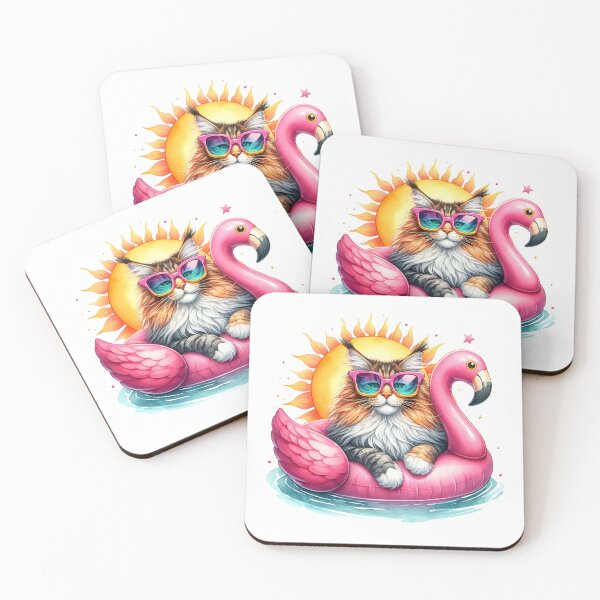 Item preview, Chillin Flamingo Cat  designed and sold by svarupa.