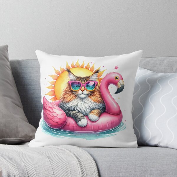 Item preview, Chillin Flamingo Cat  designed and sold by svarupa.