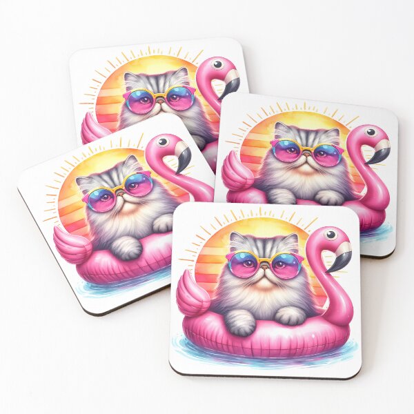 Item preview, Chillin Flamingo Cat  designed and sold by svarupa.