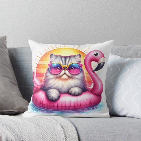 Item preview, Chillin Flamingo Cat  designed and sold by svarupa.