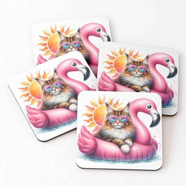 Item preview, Chillin Flamingo Cat  designed and sold by svarupa.