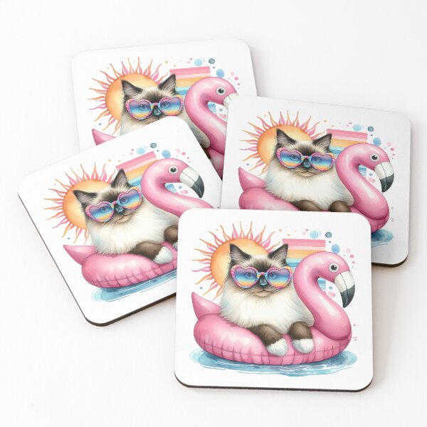 Item preview, Chillin Flamingo Cat  designed and sold by svarupa.
