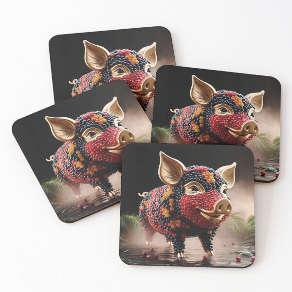 Item preview, Berry Pig - Cute Fruit Design designed and sold by LaLi-Designs.