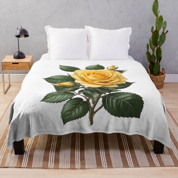 Item preview, Yellow rose Sticker, Beautiful rose in summer garden, Beautiful Yellow Roses Botanical Art designed and sold by WhiteDoveArt.