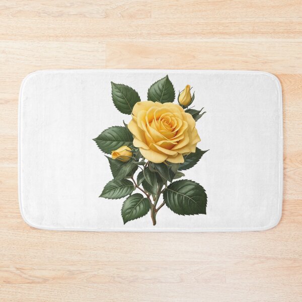 Item preview, Yellow rose Sticker, Beautiful rose in summer garden, Beautiful Yellow Roses Botanical Art designed and sold by WhiteDoveArt.