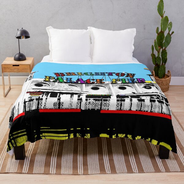 Item preview, BRightOn on Brighton Palace Pier Pop Art Pride Flag designed and sold by StudioFlea.