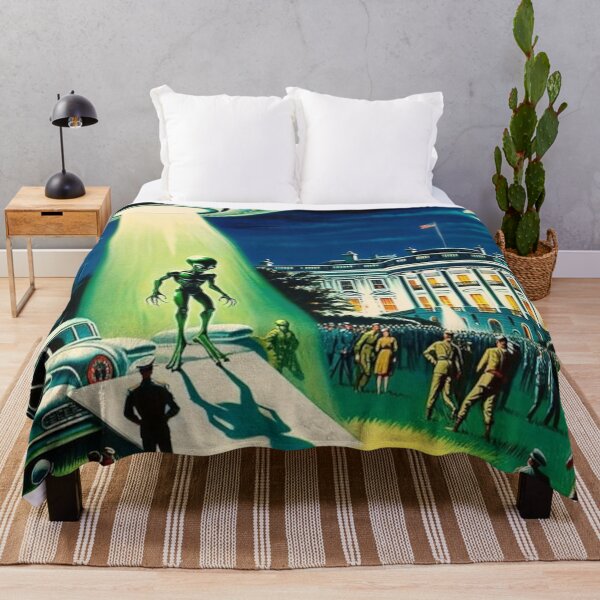 Item preview, Vintage Alien Invasion Illustration designed and sold by deadlyfilms79.