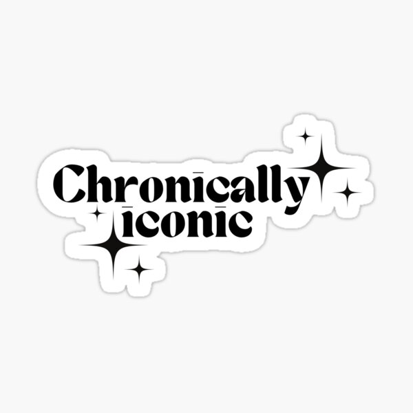 Item preview, Chronically iconic sparkles designed and sold by SquiddyAndCo.