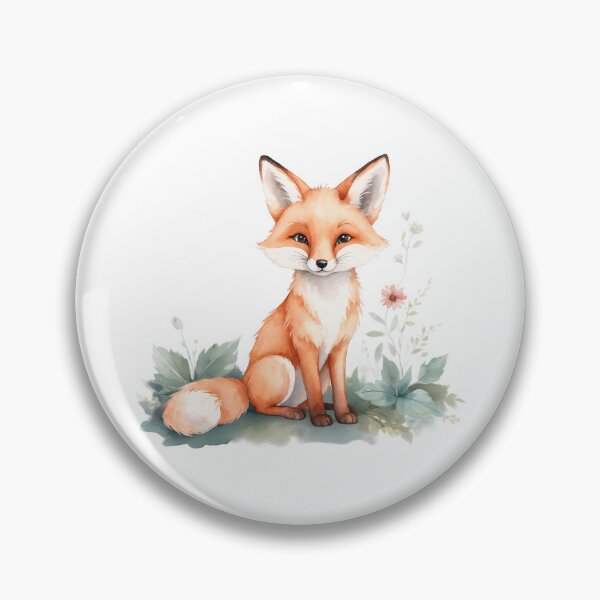 Item preview, Watercolor Fox Delight designed and sold by Victoria Riabov.