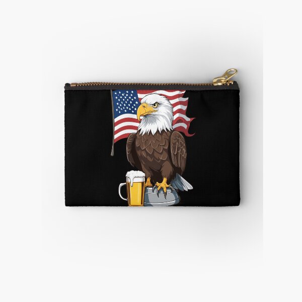 Item preview, Funny Bald Eagle With Beer Mug 4th Of July designed and sold by LuminOrb.