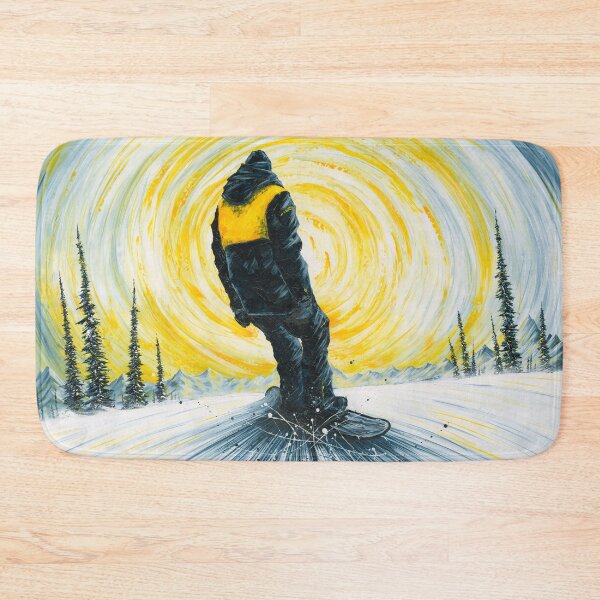 Item preview, Light Chaser 2021 - Snowboarder designed and sold by Shred Art Studio.