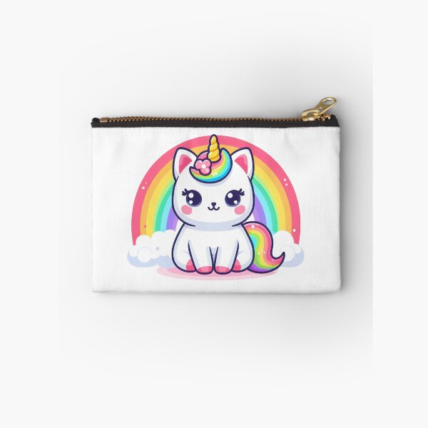 Item preview, Cute Unicorn Cat Adorable Smiling Rainbow designed and sold by MS-designs-47.