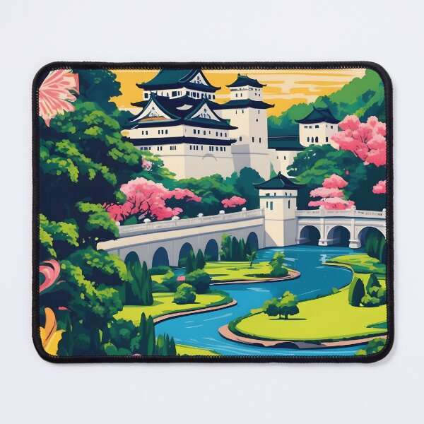 Item preview, Okayama Japan Vintage Travel Tourism  designed and sold by TravelersGems.