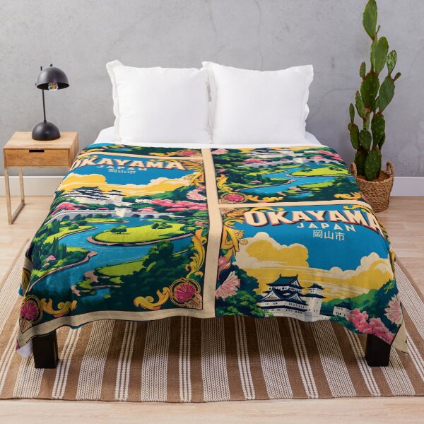 Item preview, Okayama Japan Vintage Travel Tourism designed and sold by TravelersGems.