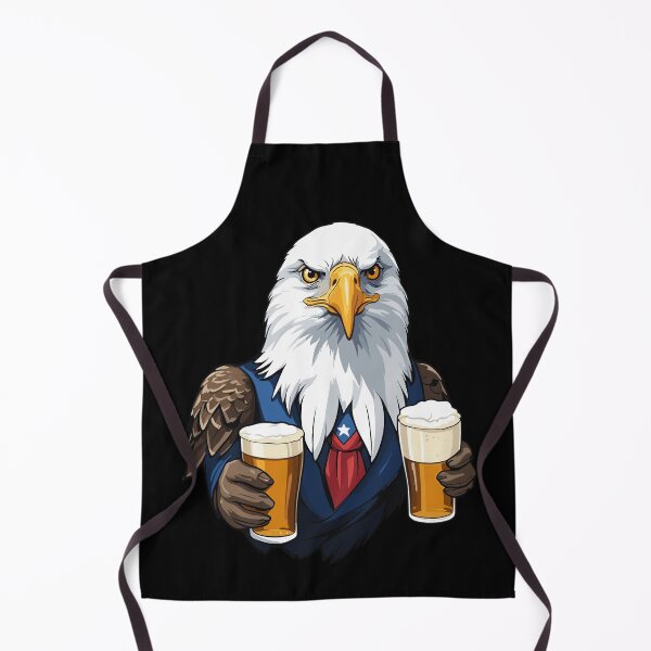 Artikelvorschau, Funny Bald Eagle With Beer Mug 4th Of July entworfen und verkauft von LuminOrb.