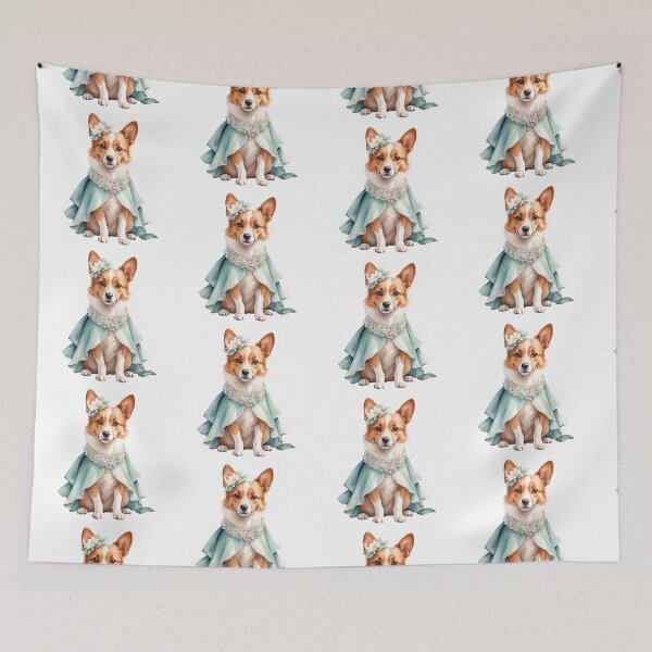 Item preview, Cute Watercolor Dog with Vintage Vibes designed and sold by Victoria Riabov.