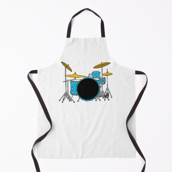 Item preview, Blue Drum Kit Drummer Musician designed and sold by doodlerob.