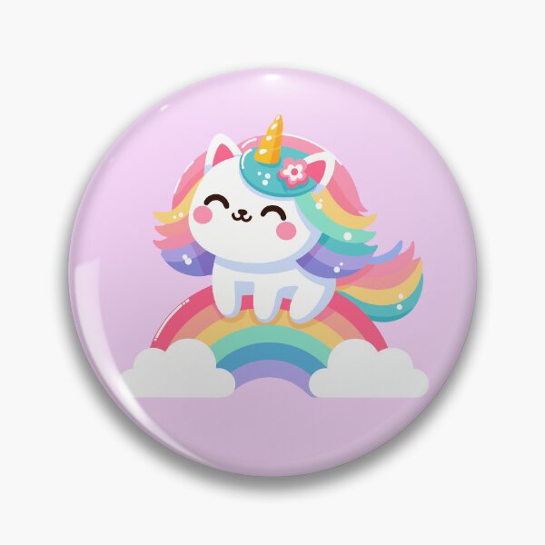 Item preview,  Cute Unicorn Cat Adorable Magical Rainbow Kitty designed and sold by MS-designs-47.