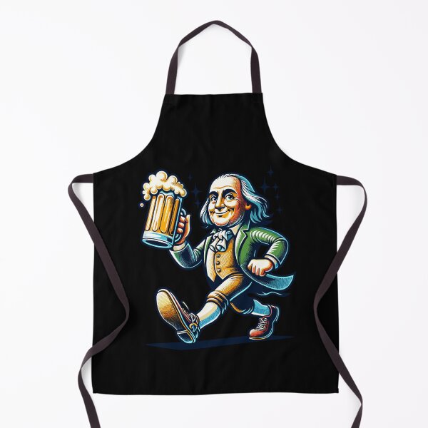 Item preview, Boozing Benjamin Franklin With Beer Mug designed and sold by LuminOrb.