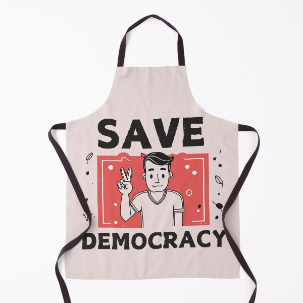 Item preview, Save Democracy Peace Sign designed and sold by PaulHawkDesigne.