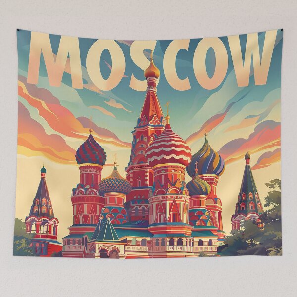 Item preview, Moscow Art Moscow Print designed and sold by nomiraclehere.