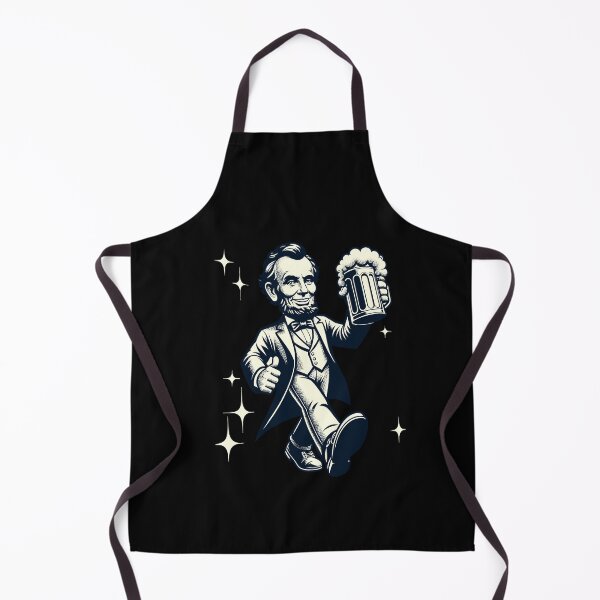 Item preview, Boozing Abraham Lincoln Funny Cartoon Mascot designed and sold by LuminOrb.