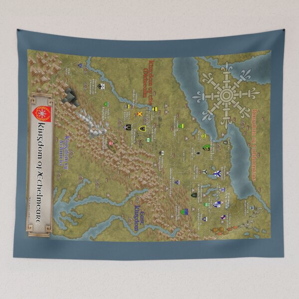 Item preview, Kingdom of Æthelmearc Map - March 2024 designed and sold by Thorfinnr.