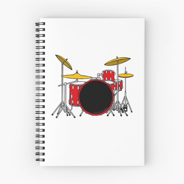 Item preview, Red Drum Kit Drummer Musician designed and sold by doodlerob.