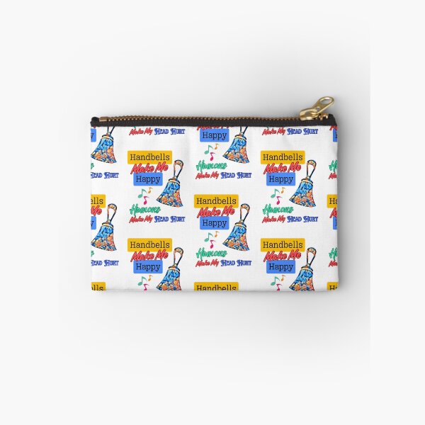 Item preview, Handbells make me happy – humans make my head hurt designed and sold by CelticClapper.