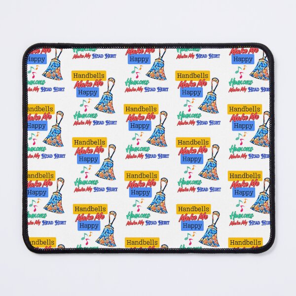 Item preview, Handbells make me happy – humans make my head hurt designed and sold by CelticClapper.